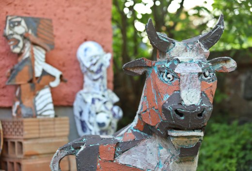 Blick auf die Kunst des Ateliers. // &copy; MV-T/Gohlke