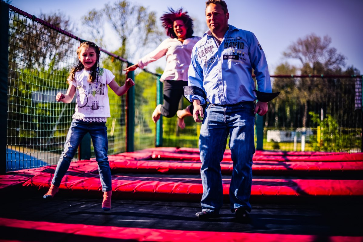 Kinderland Trassenheide Trampolin // &copy; Kinderland Trassenheide/ B. Eske