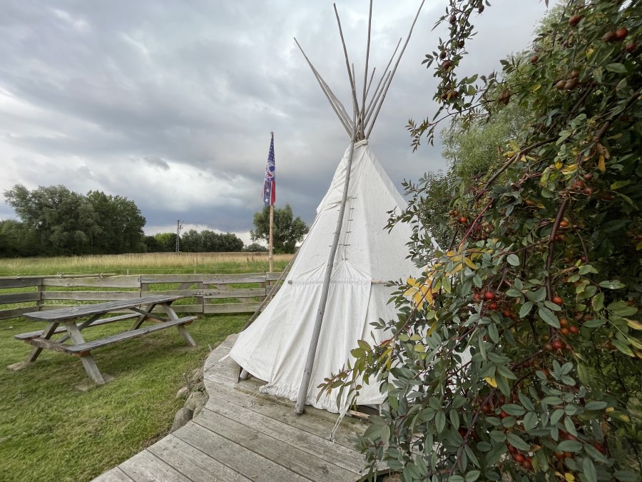 Lake Horse Ranche | Übernachtung im Tipi, © TZ Südliche Boddenküste