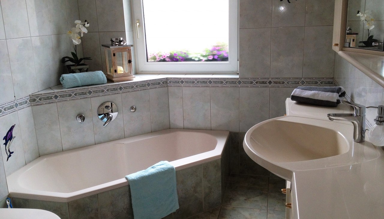 Badkamer, © Ferienhaus Goodknecht Badkamer, © Ferienhaus Goodknecht