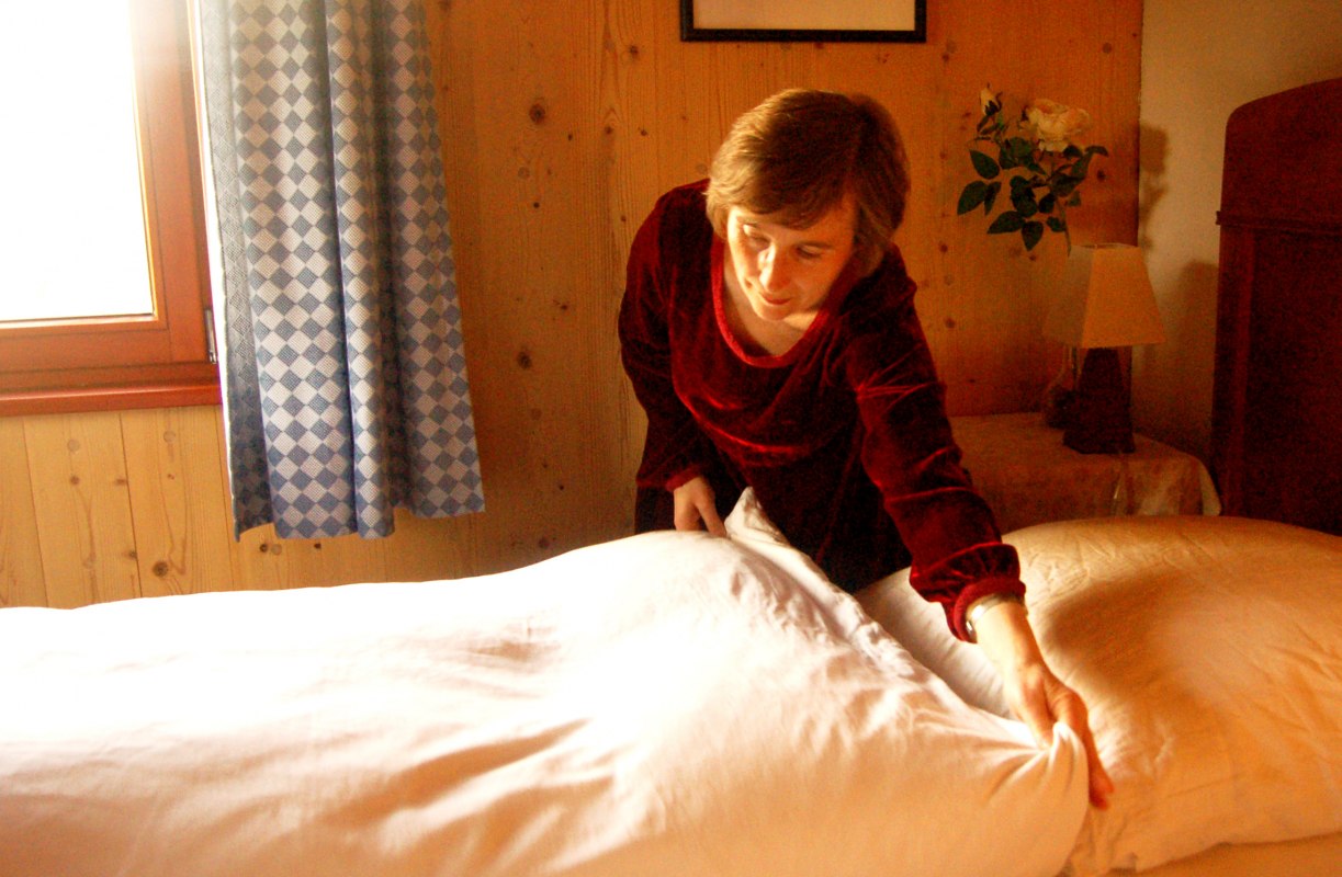 Gastgeberin bei der Arbeit // © Marina Mayor Marcó Gastgeberin bei der Arbeit // © Marina Mayor Marcó
