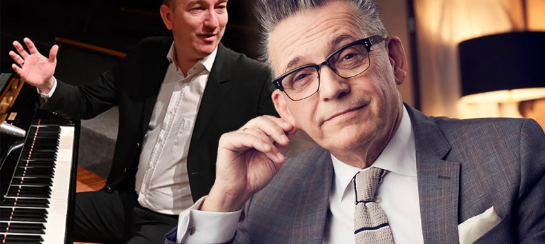 G&ouml;tz Alsmann und Chris Hopkins, &copy; Jens Koch