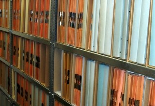 Stasi-Unterlagen im Regal // &copy; Bundesarchiv/Stasi-Unterlagen-Archiv