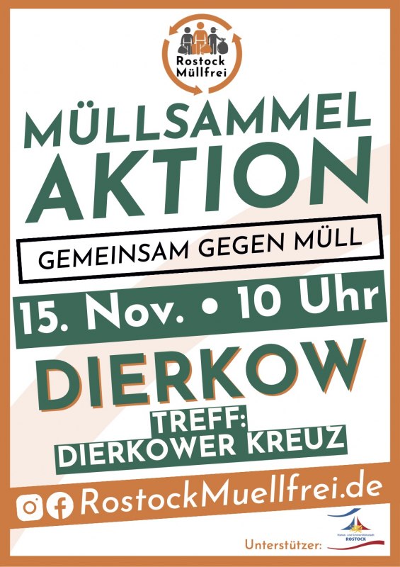 Plakat // &copy; Rostock M&uuml;llfrei e.V.