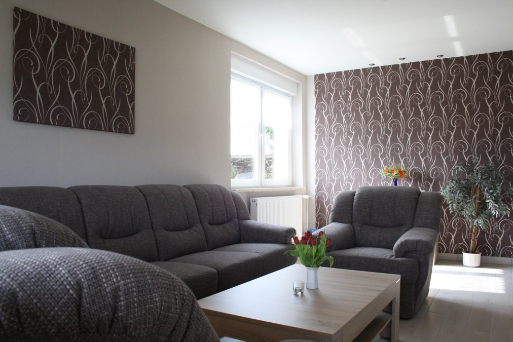 Das Wohnzimmer der Ferienwohnung 1, &copy; Frank Kr&uuml;ger