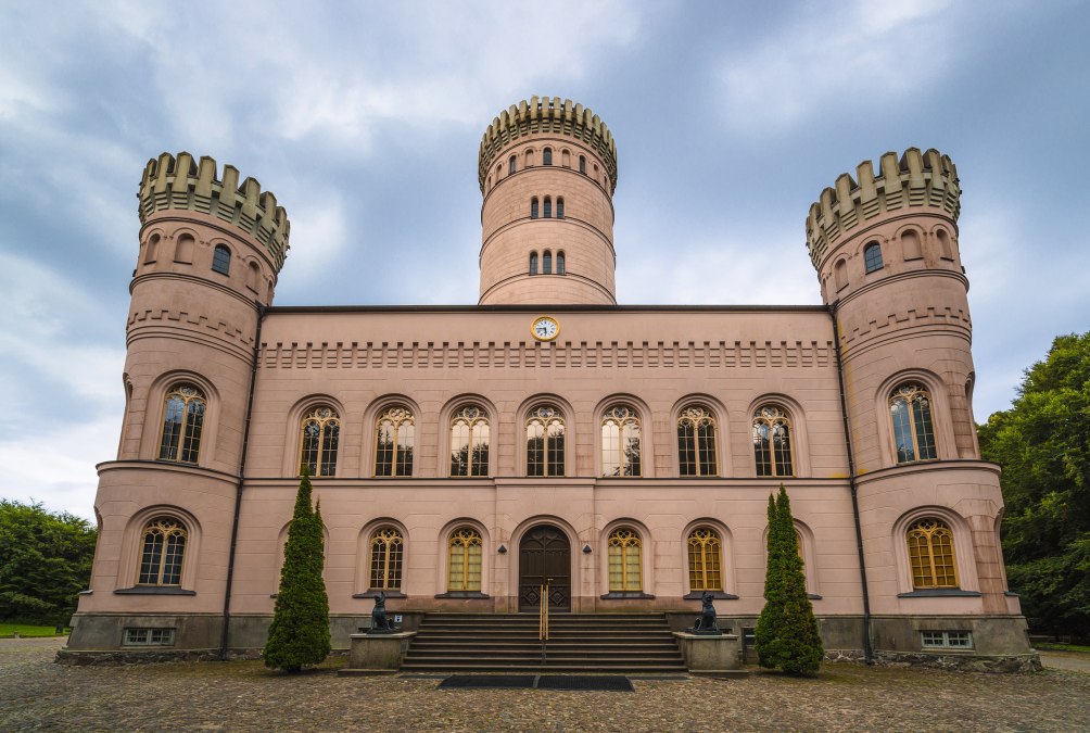 Buitenaanzicht van het jachthuis Granitz, © SSGK MV / Timm Allrich Buitenaanzicht van het jachthuis Granitz, © SSGK MV / Timm Allrich