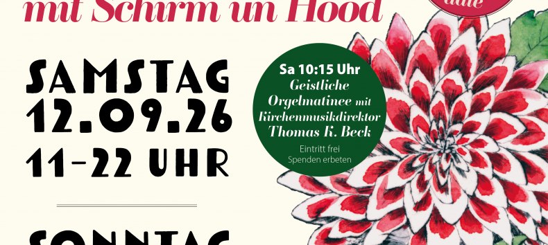 Poster Dahlienschau(h) 2026 // © Stadt Bad Sülze Poster Dahlienschau(h) 2026 // © Stadt Bad Sülze