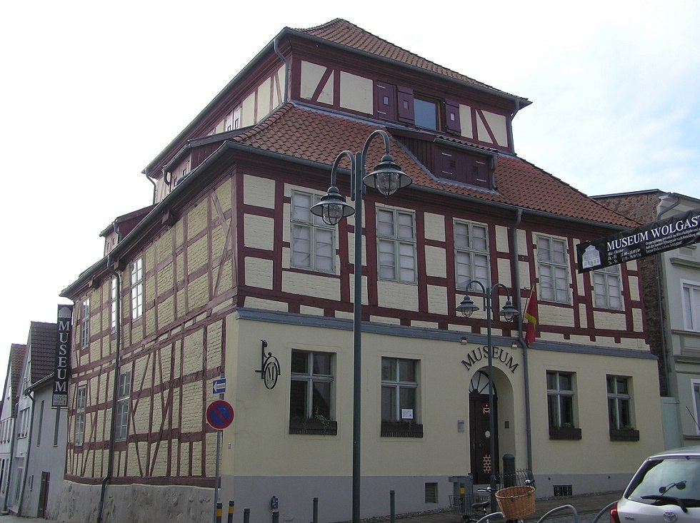 Uitzicht op het stadsmuseum "Kaffeemühle" in Wolgast // © Baltzer Uitzicht op het stadsmuseum "Kaffeemühle" in Wolgast // © Baltzer
