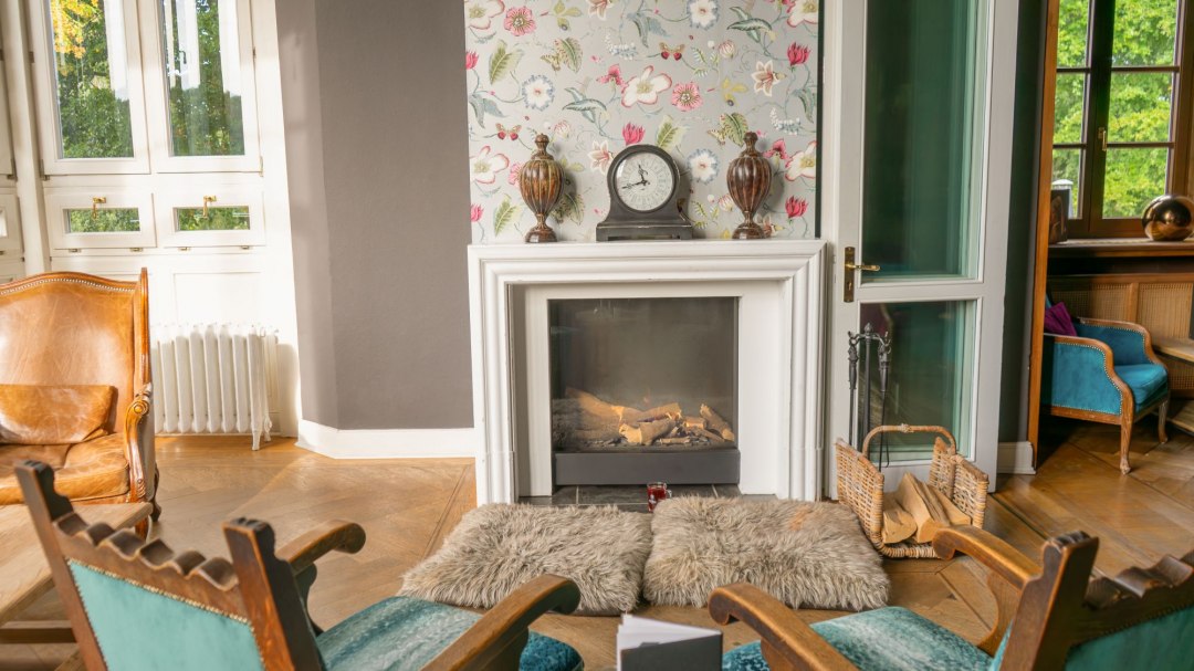 Kaminzimmer im Schloss Basthorst, © Schloss Basthorst/Birgit Kaulfuss
