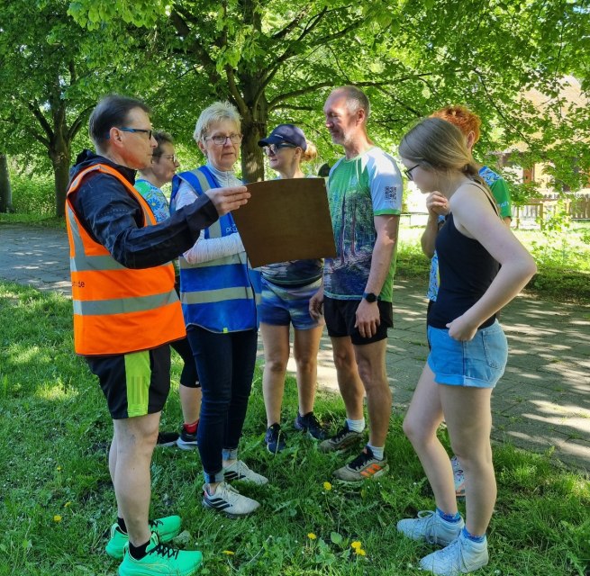 Einweisung der Erstteilnehmer // © KlausD. Einweisung der Erstteilnehmer // © KlausD.