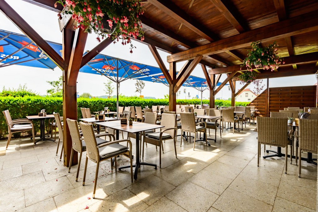 Terrasse Landhaus Nienhagen, &copy; Landhaus Nienhagen