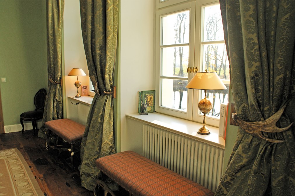 Grüner Salon im Jagdschloss Kotelow, © Jagdschloss Kotelow Grüner Salon im Jagdschloss Kotelow, © Jagdschloss Kotelow