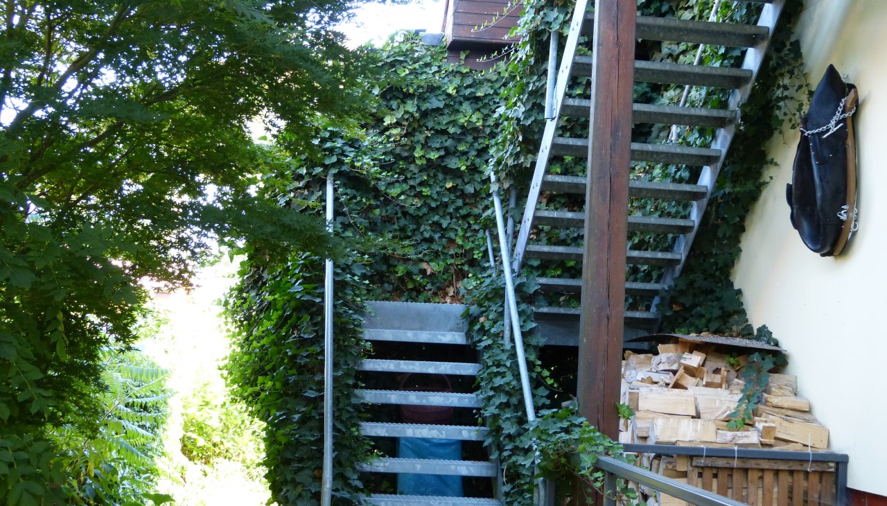 Treppe zur Ferienwohnung, © Ambros Treppe zur Ferienwohnung, © Ambros