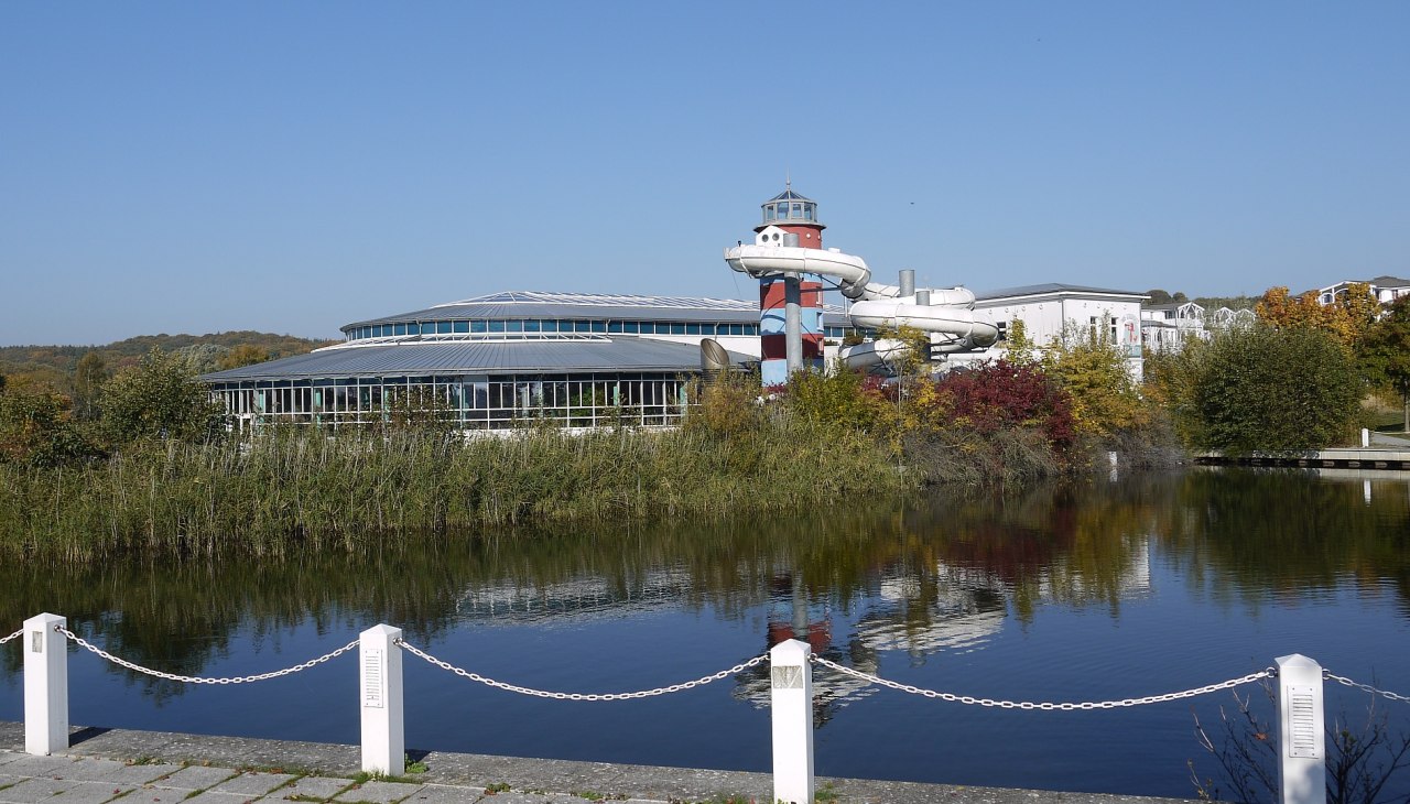 Die AHOI Rügen Badelandschaft & Sauna im Ostseebad Sellin, © TMV/ Fischer