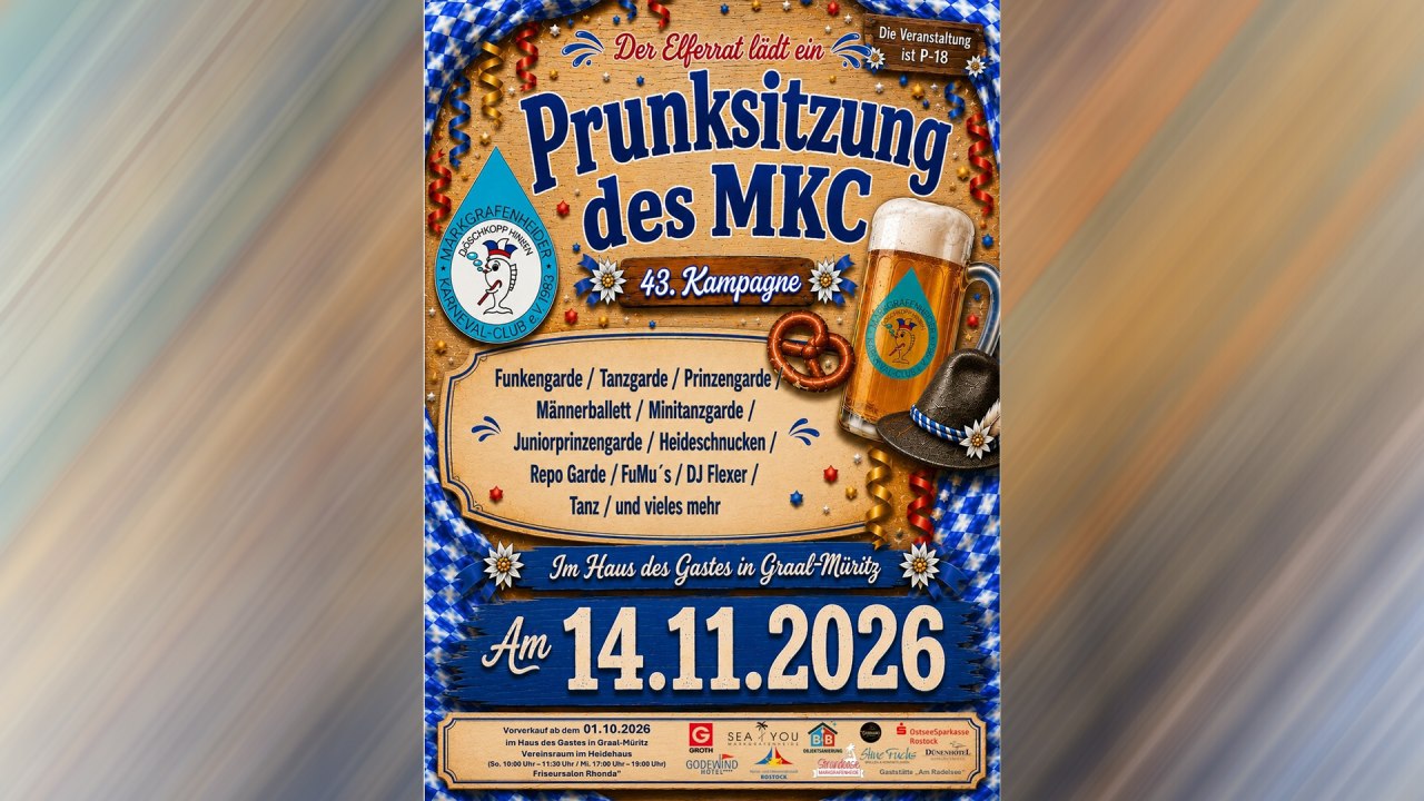 Prunksitzung des MKC – 43. Kampagne // © Markgrafenheider Karneval-Club e. V. Prunksitzung des MKC – 43. Kampagne // © Markgrafenheider Karneval-Club e. V.