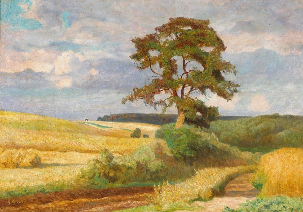 Franz Bunke, Landweg // © Kunstmuseum Schwaan Franz Bunke, Landweg // © Kunstmuseum Schwaan