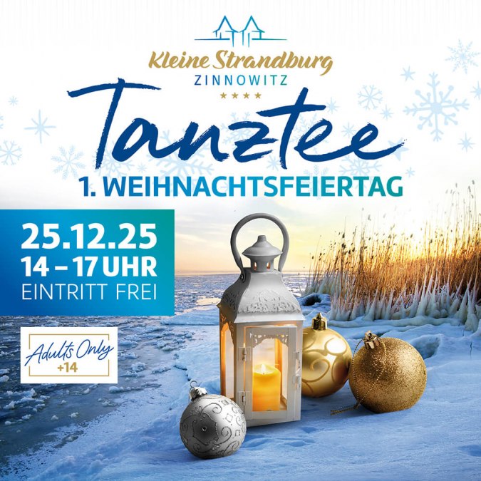 Tanztee am 1. Weihnachtsfeiertag, © Kleine Strandburg Zinnowitz