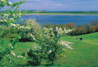 Die Zicker Berge auf R&uuml;gens Halbinsel M&ouml;nchgut bieten ein abwechslungsreiches Wanderrevier gepaart mit Blicken &uuml;ber diese einzigartige Landschaft // &copy; TMV/Grundner