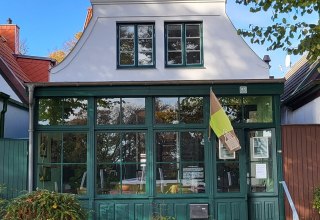 Das Edvard Munch Haus am Alten Strom in Warnem&uuml;nde // &copy; Edvard Munch Haus e.V.