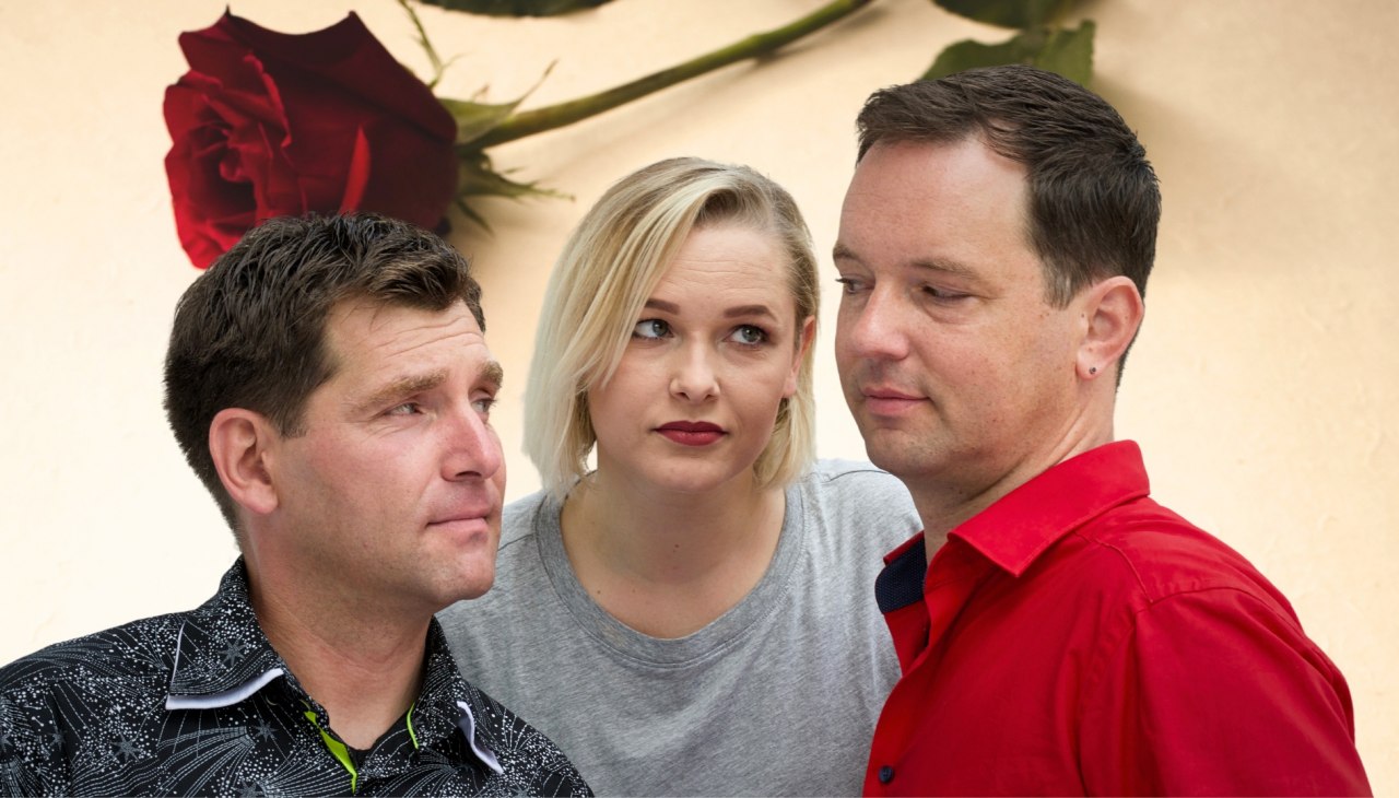 Manuel Ettelt, Jacqueline Batzlaff en Christian D. Trabert van het Plau am See Castle Festival, © Burgfestspiele Plau am See Manuel Ettelt, Jacqueline Batzlaff en Christian D. Trabert van het Plau am See Castle Festival, © Burgfestspiele Plau am See