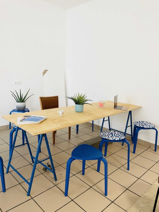 Kreativecke im Ping Pong Salon, © Katja Thiede Kreativecke im Ping Pong Salon, © Katja Thiede