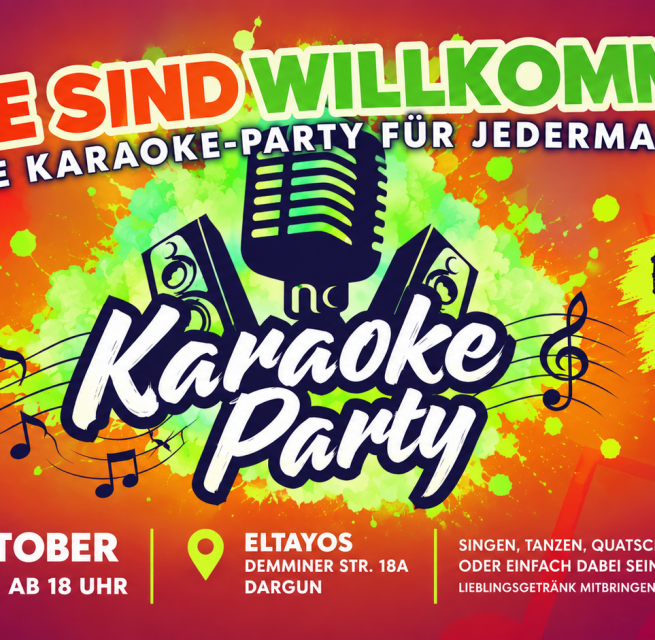 Karaoke-Party in Dargun mit Details // © Susann Sikinger Karaoke-Party in Dargun mit Details // © Susann Sikinger