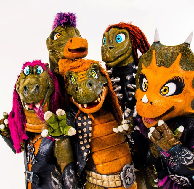 HEAVYSAURUS -Dino-Metal für die ganze Familie! // © Franz Schepers HEAVYSAURUS -Dino-Metal für die ganze Familie! // © Franz Schepers