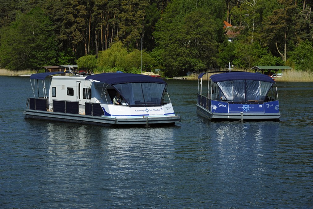 Campingboot, © CHARTERPOINT MÜRITZ