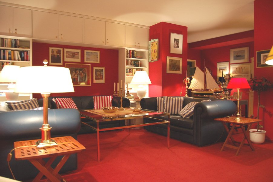 Bilbliothek/Roter Salon // &copy; Stefan Bodin