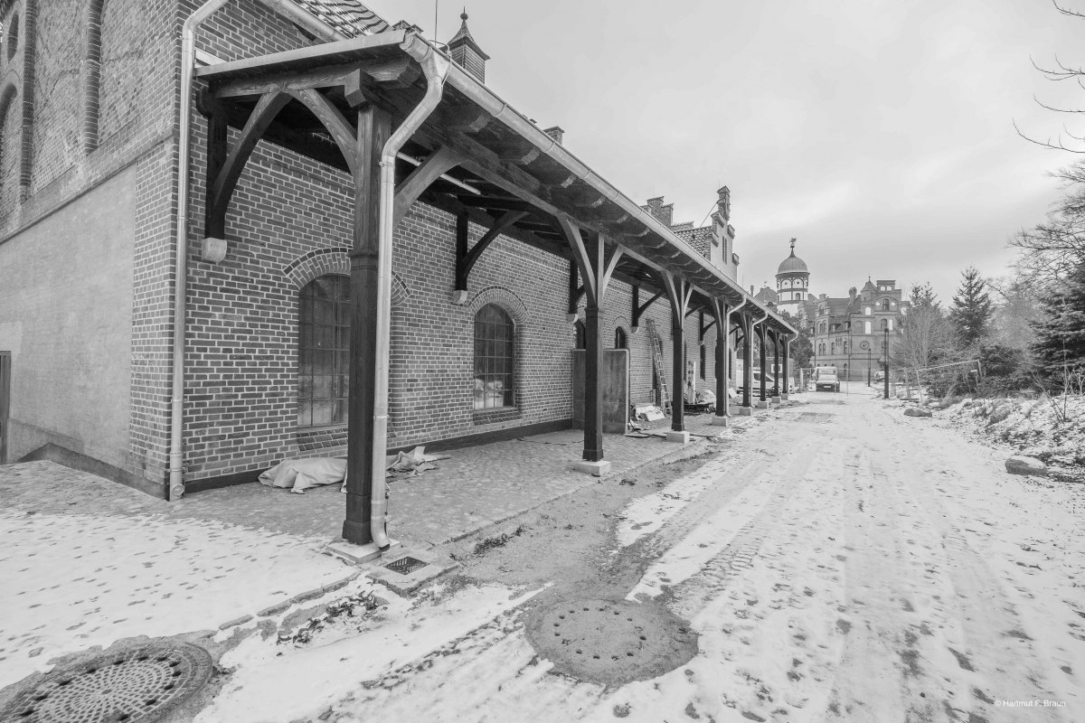noch Baustelle und vor der &Uuml;bergabe, &copy; Hartmut Braun (Kunstverein)