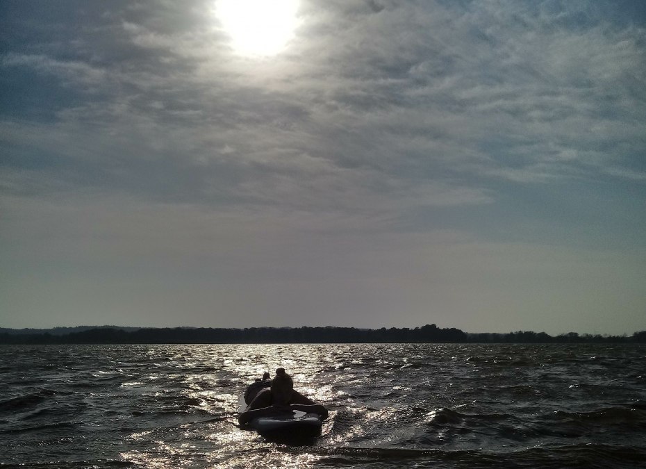 SUP am Teschower Strand, © Jana Koch