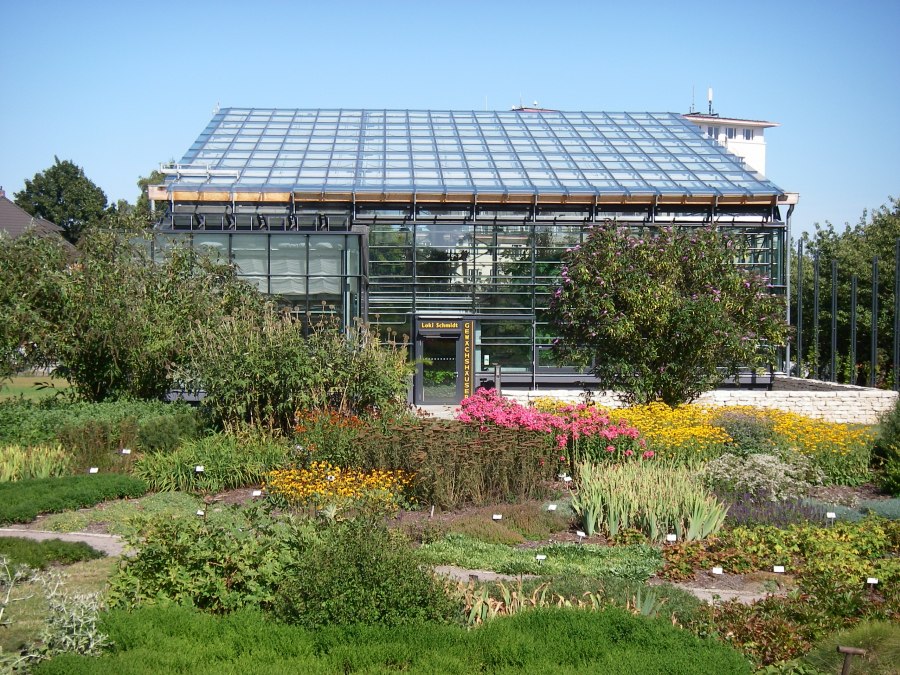 Gewächshaus im Botanischen Garten, © Joachim Kloock Gewächshaus im Botanischen Garten, © Joachim Kloock