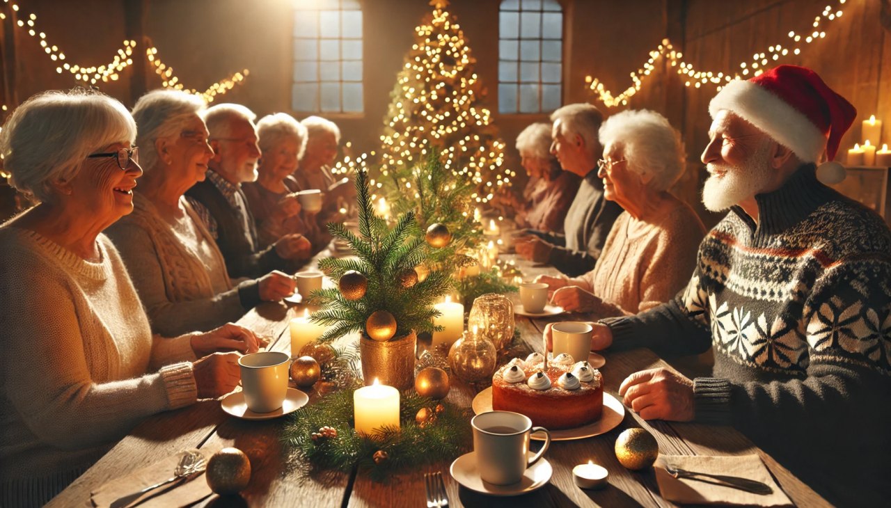 Seniorenweihnachtsfeier, &copy; DALL-E