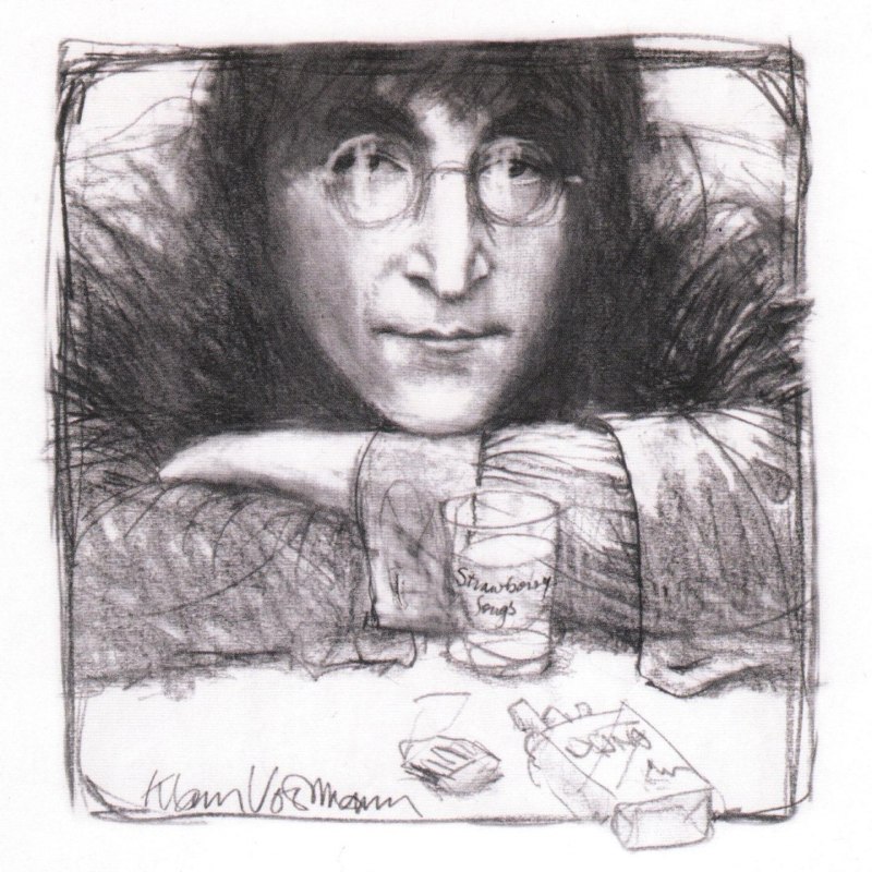 Strawberry songs John Lennon // © Klaus Voormann Strawberry songs John Lennon // © Klaus Voormann