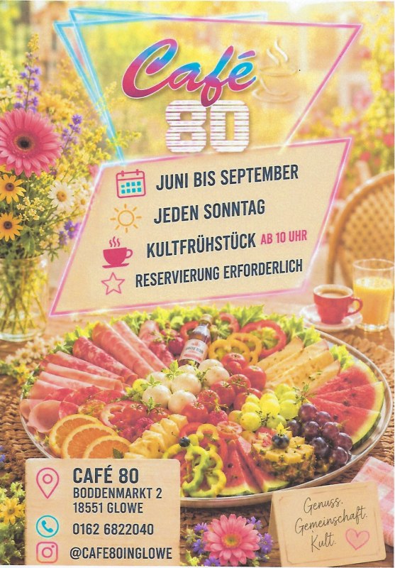 &copy; Cafe 80 Glowe