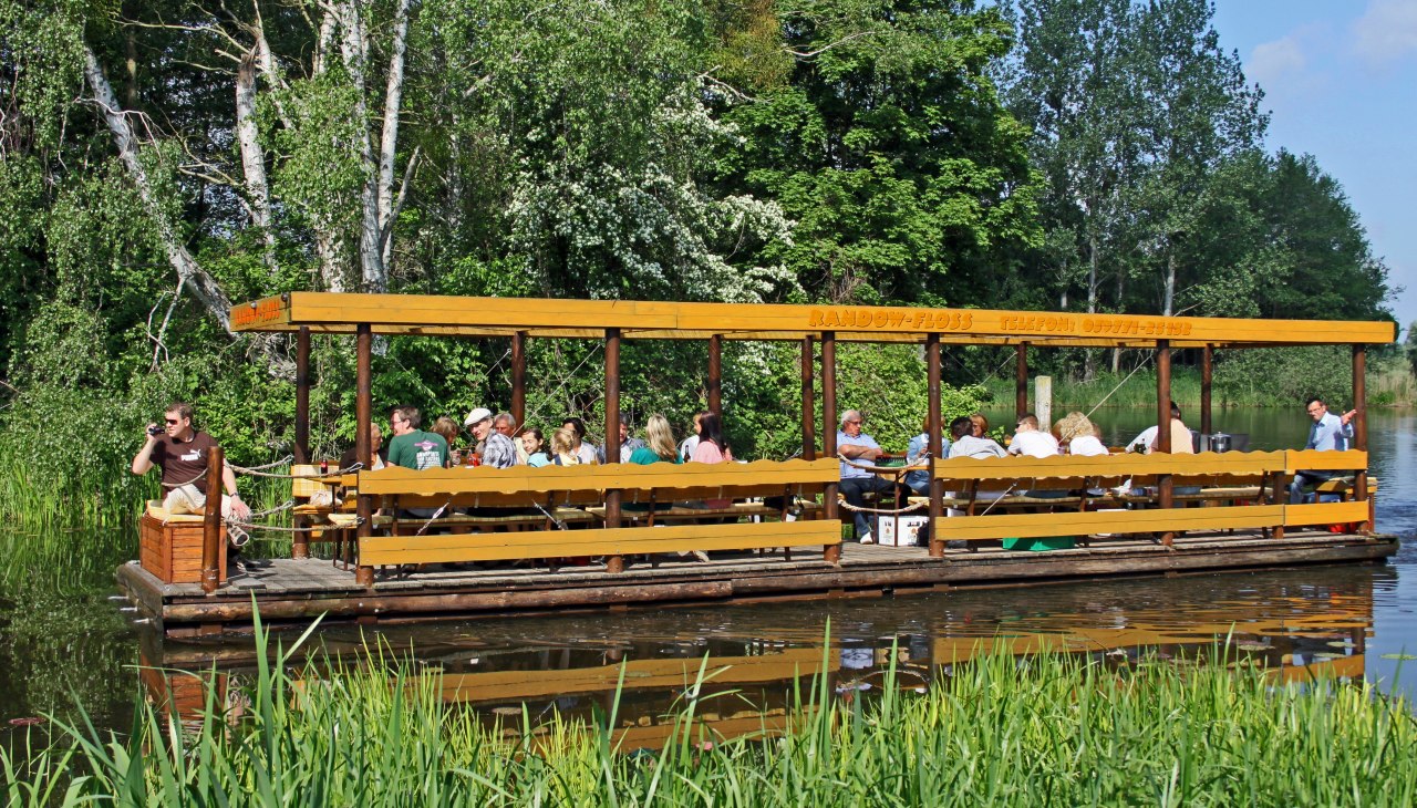 Floßfahrt auf der Randow, © Herr Fründt