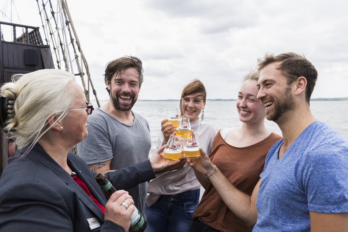 Proeverij aan boord // &copy; St&ouml;rtebeker Braumanufaktur GmbH