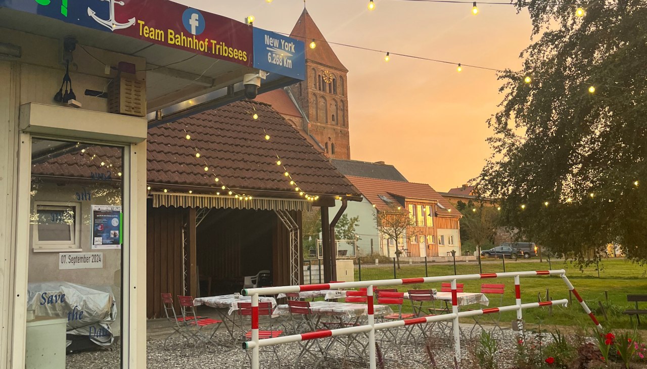 Imbiss am Wasserwanderrastplatz Tribsees, © Sandro Segeth Imbiss am Wasserwanderrastplatz Tribsees, © Sandro Segeth