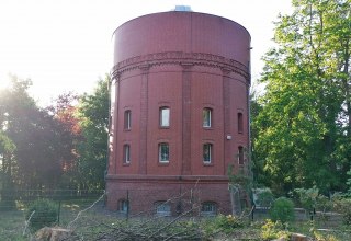 Demmins Wasserturm an den Tannen wurde 1978 in eine Astronomiestation umgebaut // &copy; 1000seen.de