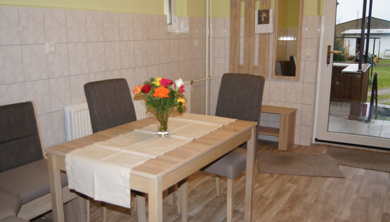 Der Essbereich mit Zugang zur Terrassee, &copy; A. Prager