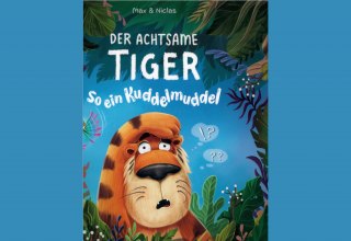 Ein illustrierter Tiger steht verwirrt im Dschungel. // © Stadtbibliothek Stralsund Ein illustrierter Tiger steht verwirrt im Dschungel. // © Stadtbibliothek Stralsund