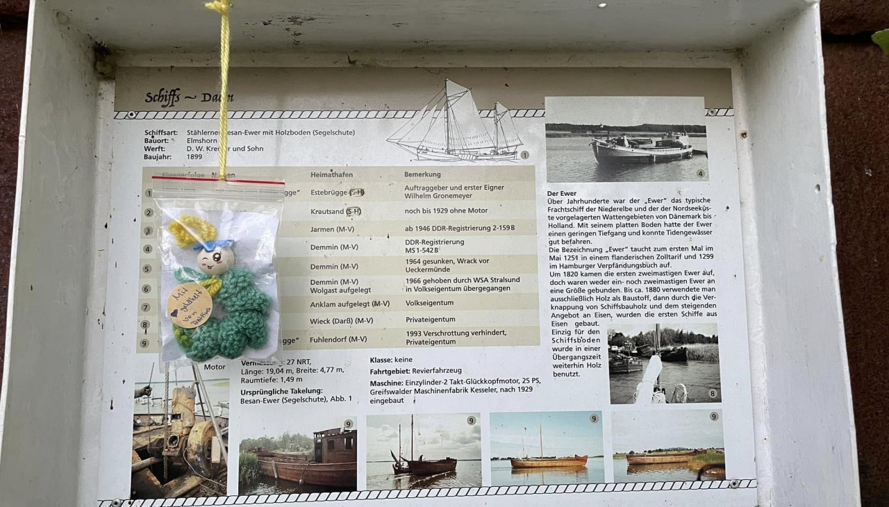 Schiffsinformation Johanna, © TZ Südliche Boddenküste Schiffsinformation Johanna, © TZ Südliche Boddenküste