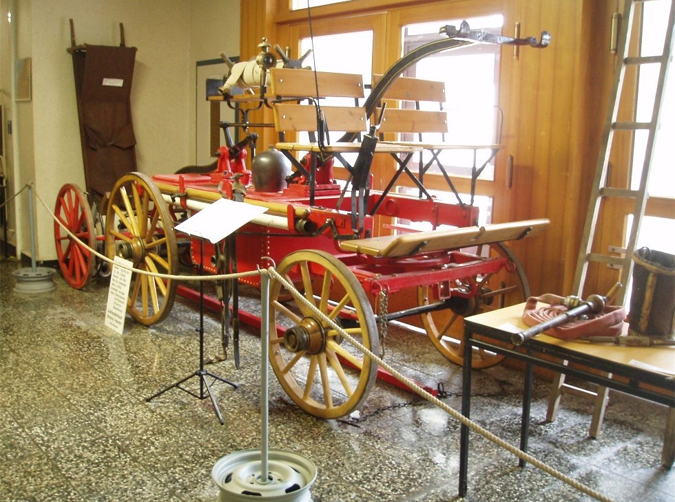 Handdruckpritze um 1880, © Uwe Rosenfeld Handdruckpritze um 1880, © Uwe Rosenfeld