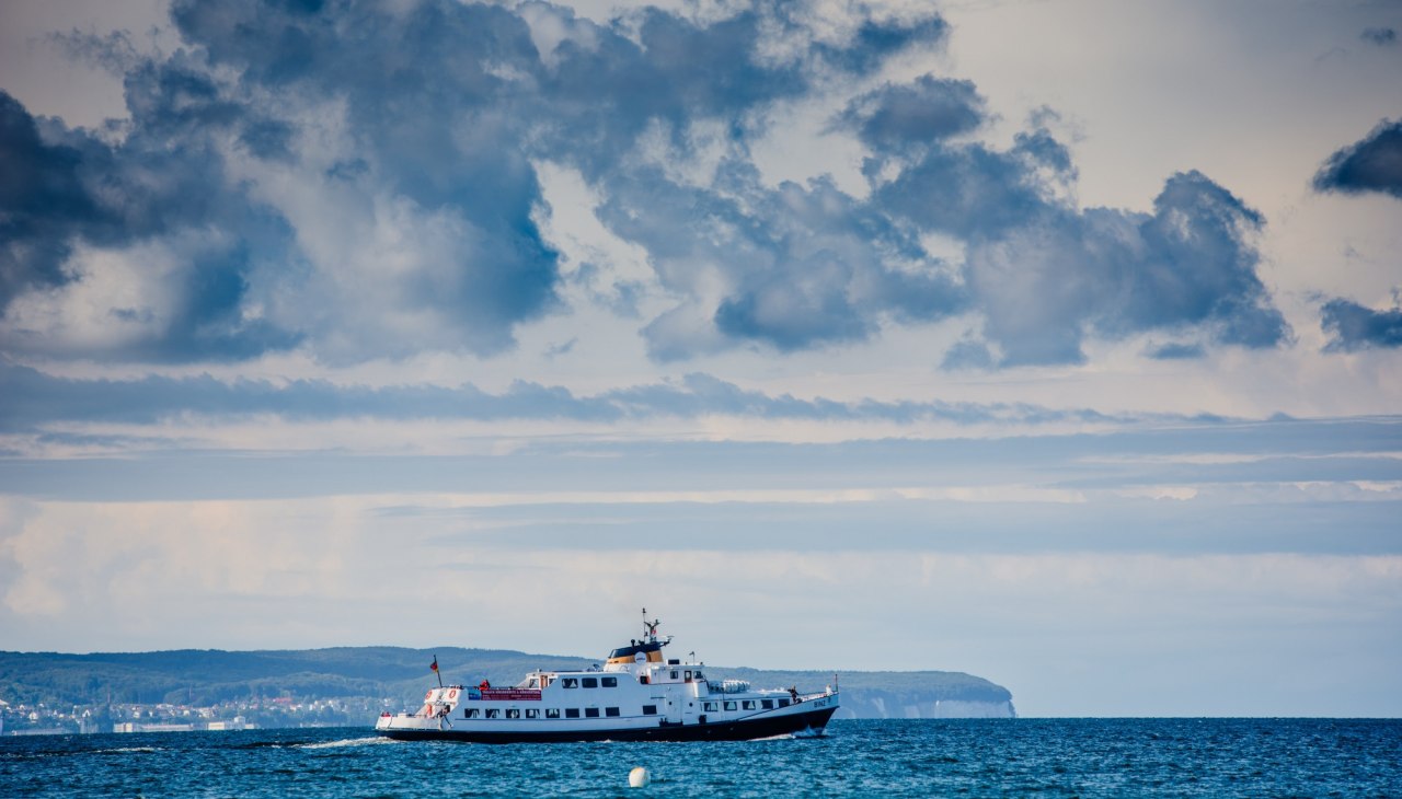 Schiffstour ab Binz zu den Kreidefelsen, © Binzer Bucht Tourismus