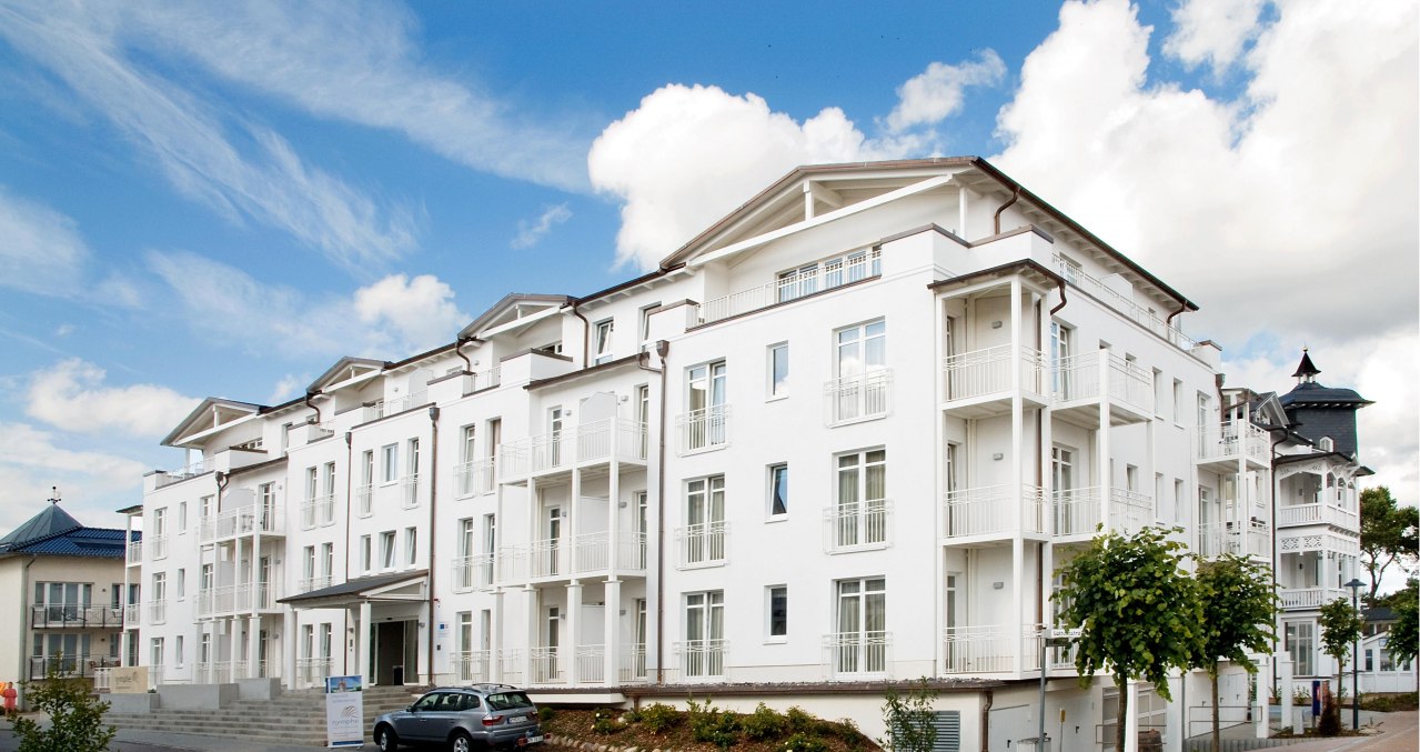 Aussenansicht // © nymphe strandhotel & apartments GmbH & Co. KG Aussenansicht // © nymphe strandhotel & apartments GmbH & Co. KG