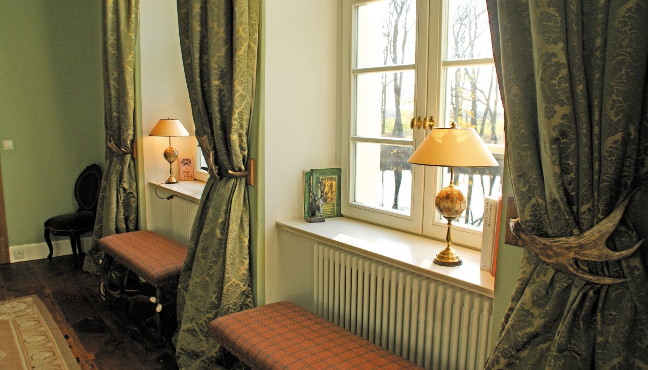 Gr&uuml;ner Salon im Jagdschloss Kotelow, &copy; Jagdschloss Kotelow