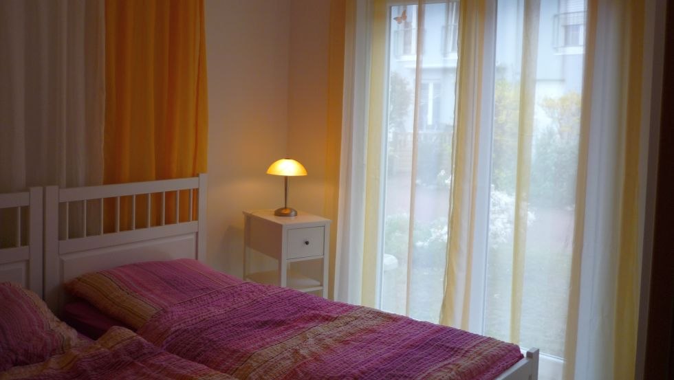 Schlafzimmeransicht Gästewohnung Annerose, © T. P. Krumbiegel Schlafzimmeransicht Gästewohnung Annerose, © T. P. Krumbiegel