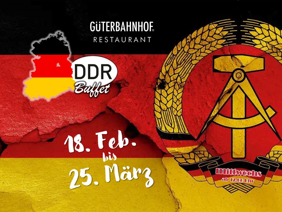 DDR_Buffet, © GÜTERBAHNHOF Neubrandenburg DDR_Buffet, © GÜTERBAHNHOF Neubrandenburg