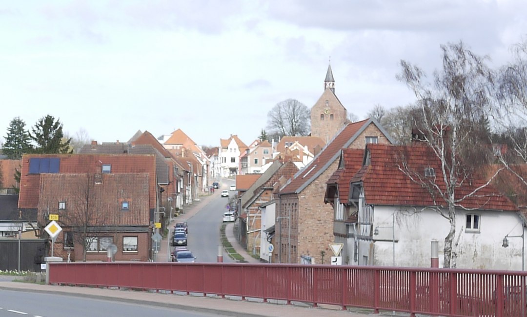 Dassow - Blick in die Lübecker-Straße, © Hans Espenschied