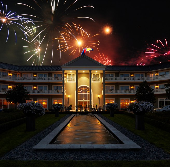 Feuerwerk, © Van der Valk Resort Linstow